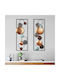 Διακοσμητικά Τοίχου Σετ 2τμχ A-g Textured 891tnl2406 32x92 Μεταλλικό