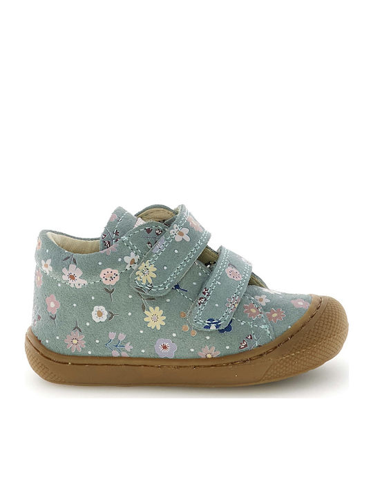 Naturino Suede Παιδικά Μποτάκια με Σκρατς Γαλάζια