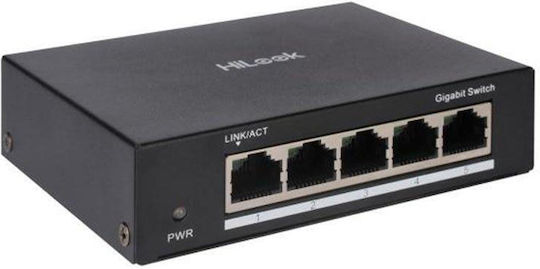 Hikvision NS-0505 Неуправляем L2 Switch с 5 Портове Гигабитови (1Gbps) Ethernet