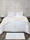 Σετ Παπλωματοθήκη Charisma Elegance 230x250 White