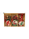 Ornament suspendat Pitic Din lemn Multicolor Set 9buc