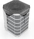 Vevor 710x710 Mm Klimaanlage Abdeckung Mesh Verteidiger Reißfest Outdoor