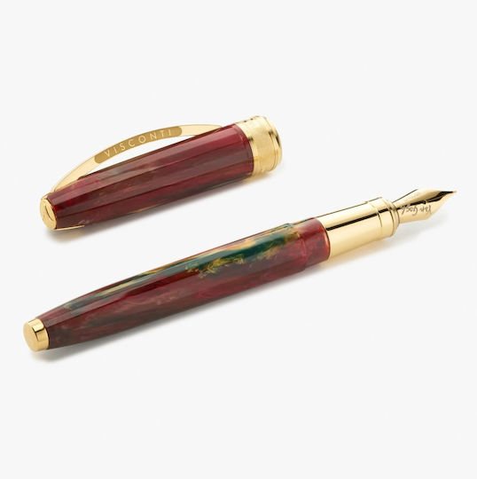 Visconti Writing Pen Purple with Blue Ink