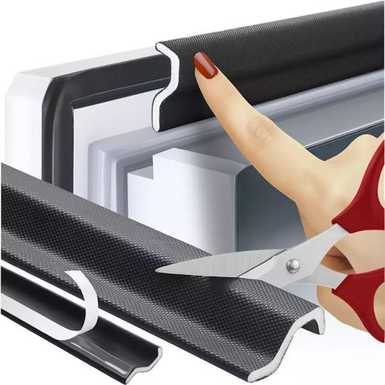 Decorative Adhesive Tape Waterproofing 4m Windows Doors Black Ruhhy