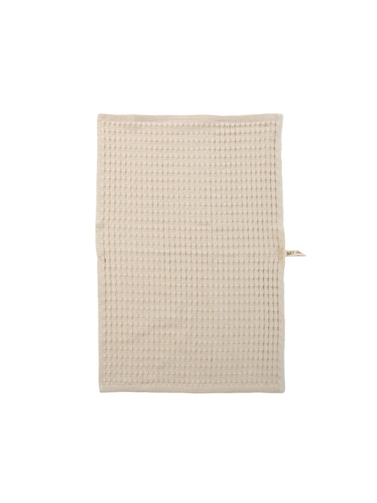 Nef-Nef Homeware Wafflow 24 Чаена кърпа в Бежов Цвят 45x68см