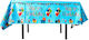 Tablecloth Flippy Foil Happy Birthday Balloon Print 137 X 183 Cm Blue