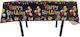 Tablecloth Flippy Foil Happy Birthday Balloon Print 137 X 183 Cm Black