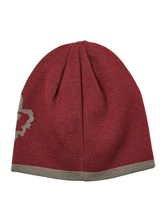 Streamline Beanie Unisex Beanie Knitted in Burgundy color