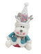 Weihnachts Rentier Figur mit Hut Flippy Dekorative Weihnachts Rentier Figur Winterferien 34 x 20 x 12 cm Mehrfarbig
