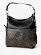 Damentasche Schultertasche Schwarz