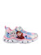 Kids Sneakers with Hoop & Loop Closure and Blue Lights