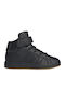 Grand Court Kids Sneakers High with Scratch Black