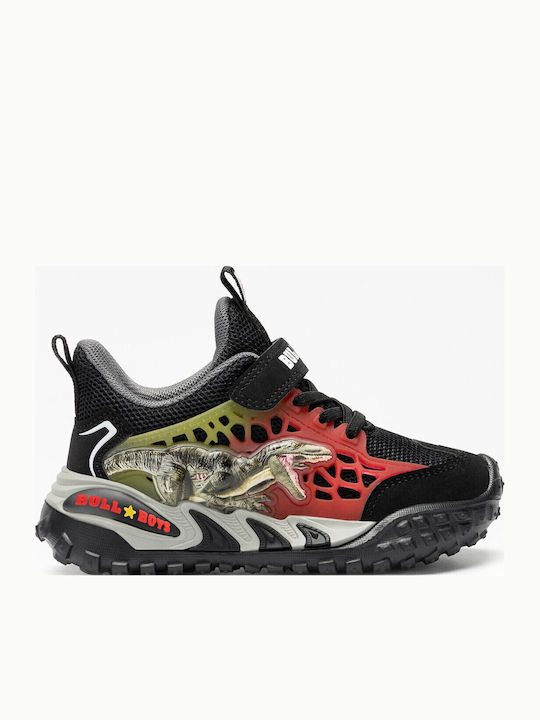 Παιδικά Sneakers με Φωτάκια Μαύρα