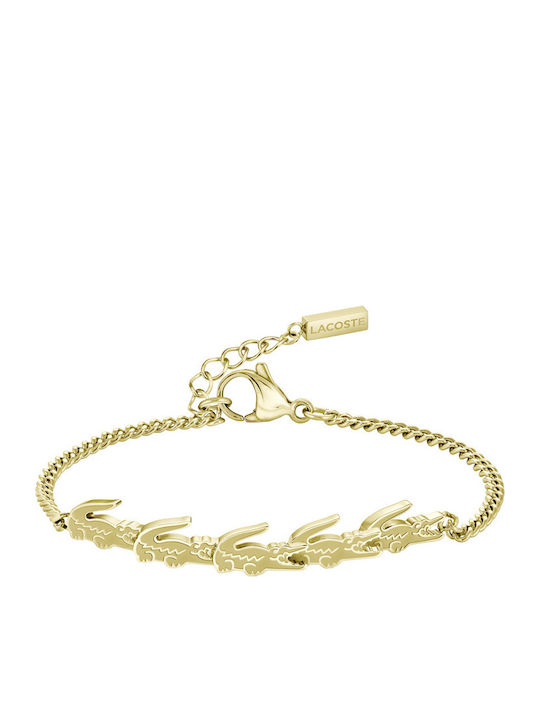 Lacoste Women's Bracelet made of Steel Gold Plated