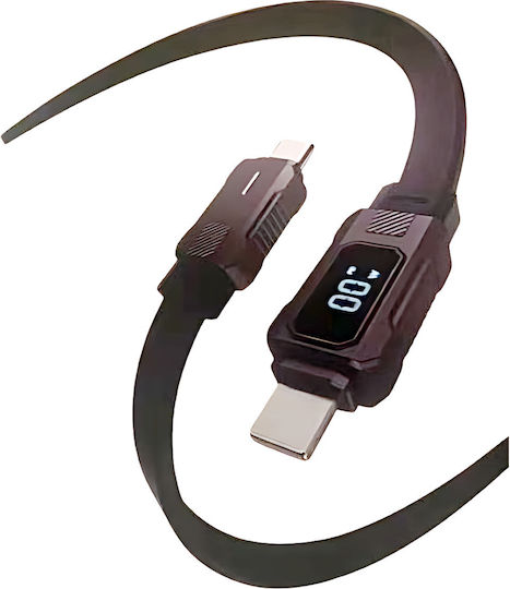 Andowl Qsj07 USB 2.0 Cable USB-C male - USB-C 30W PD Γκρι Q-SJ07