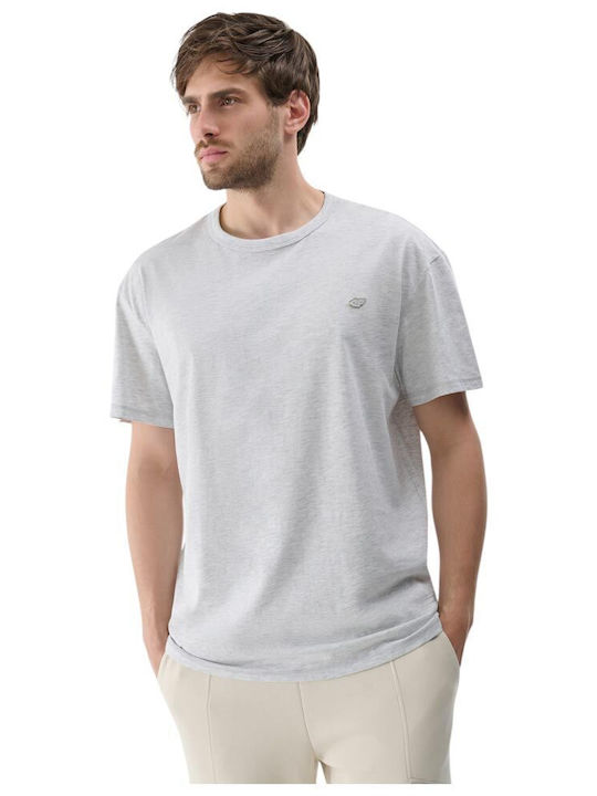 4F Short Sleeve Blouse Gray