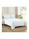 Espree Solid Σεντόνι King Size 280x270εκ. White