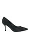 Pointed Toe Black Medium Heels