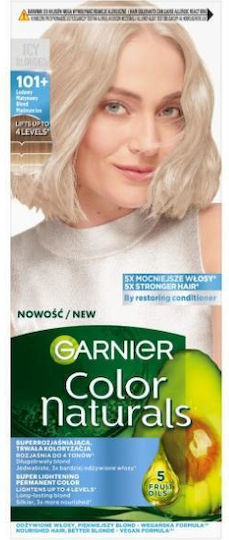 Garnier Color Naturals Hair Dye 101+ Icy Platinum Blonde