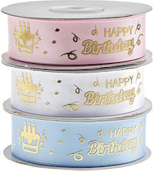 Happy Birthday Band Monochrom Rosa 20meters mit...