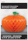 Halloween Tischdekoration Honigwaben Kürbis