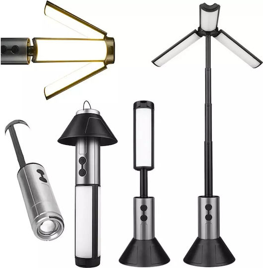 Verk Group Αξεσουάρ Φωτισμού Led Επαναφορτιζόμενο για Camping με Φακό