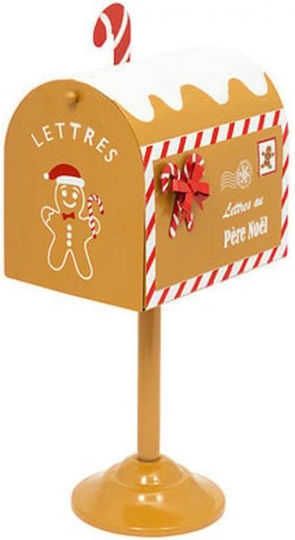 Atmosphera Weihnachtsfigur Briefkasten Höhe 32,5 cm Gingerbread