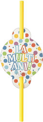 Set 10 Straws Flippy Happy Birthday Collection 27 X 7 Cm Cardboard Plastic Multicolor Set 10 Straws Flippy Happy Birthday Collection 27 X 7 Cm Cardboard Plastic Multicolor