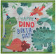 Set 20 Servetele Pentru Petreceri Cină La Mulți Ani Design Dinozaur Flippy Tematică Aniversar-Festiv 33x33 Cm Verde