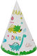 Set 6 Partyhüte Flippy Dino Park Collection 20 x 14 cm Pappe Mehrfarbig