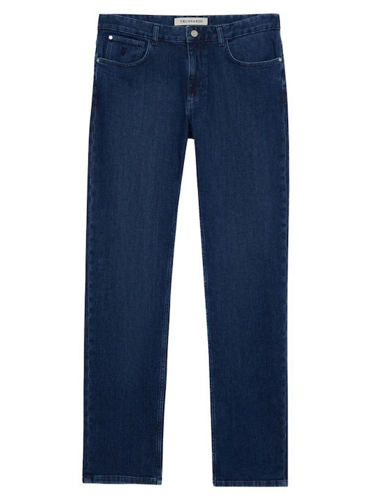 Ανδρικό Παντελόνι Τζιν με Slim Εφαρμογή Blue Denim
