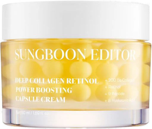 Sungboon Editor Deep Collagen Retinol Power Boosting Αναπλαστική Κρέμα Προσώπου Νυκτός με Ρετινόλη & Κολλαγόνο 50ml