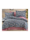 MayHome Duvet Cover Set King Size with 2 Pillowcases 260x240 Floral