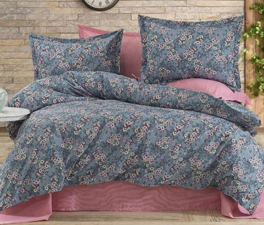 MayHome Duvet Cover Set King Size with 2 Pillowcases 260x240 Floral