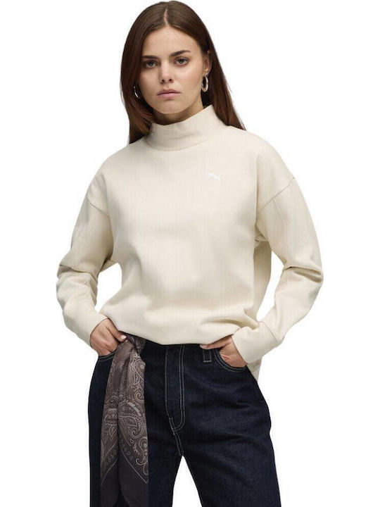 PUMA Women's Sweatshirt Beige