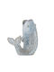Bloomingville Hiro Vase Blaue Steingut