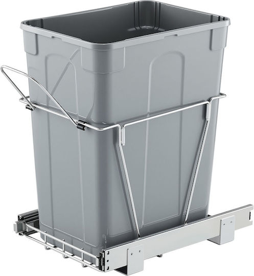 Vevor Kunststoff Mülleimer Grau 40,7x28,5x48,3cm Vevor Kunststoff Mülleimer Grau 40,7x28,5x48,3cm