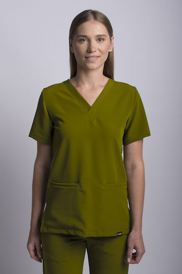 Numascrubs Women's Green Medical Blouse
