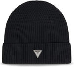 Guess Beanie Unisex Beanie Knitted in Black color