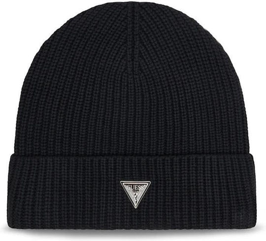 Beanie Unisex Beanie Knitted in Black color