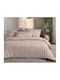 Nef-Nef Homeware Bettdecke Großes Doppelbett 240x230cm Alystran Grey Grey 300 GSMGsm
