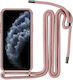Back Cover Πλαστικό / Σιλικόνης με Λουράκι Ροζ (Galaxy A16)