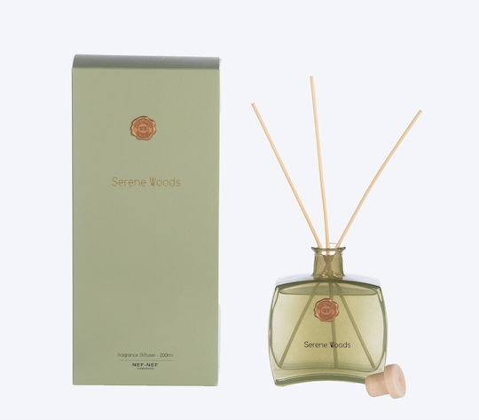 Home Fragrance Sticks Serene Wood 200ml Nef-nef Home Wear Green