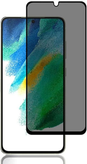 Techwave 5D 0.3мм Пълно лепило Поверителност Закалено стъкло за цялото лице Черен (Galaxy A17)