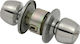 Knob Lock Without Key Silver