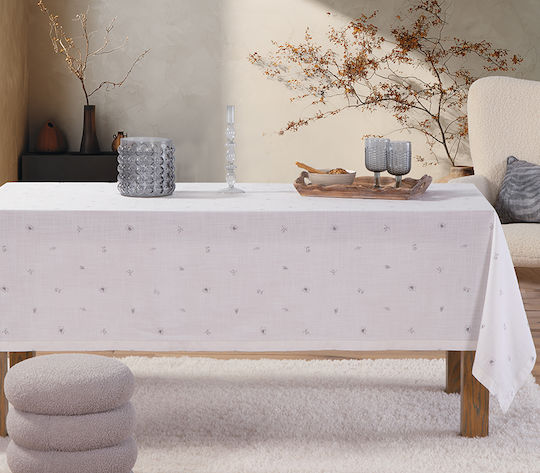Nef-Nef Homeware Serena Екрю 150x250 см Покривка за маса