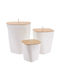 Bathroom Set of 3 Baskets PP 3 Sizes 30x24x24 cm Eurocasa