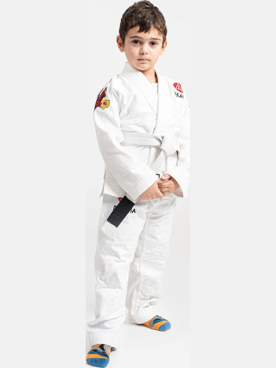 Nakama Kids Brazilian Jiu Jitsu Uniform White
