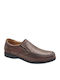5894 Men's Leather Casual Shoes Tabac Brown