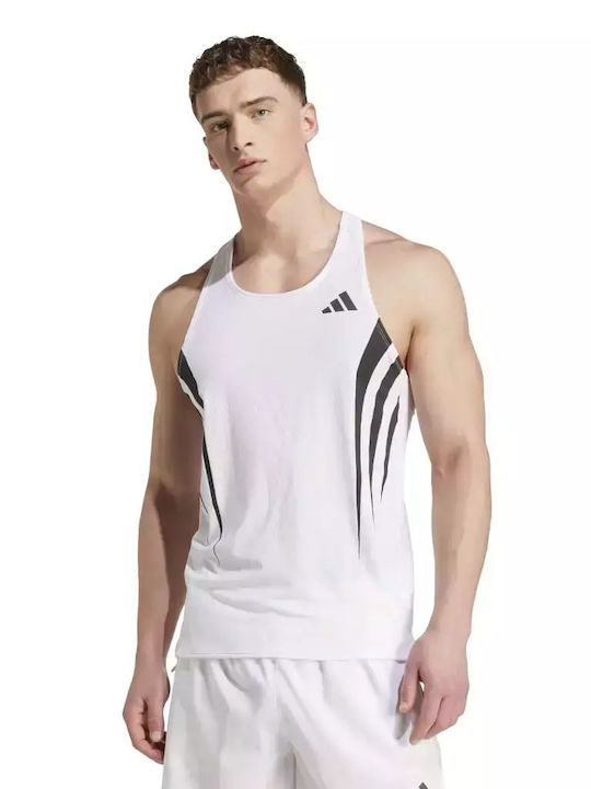 adidas Adizero Тениска Бяла adidas Adizero Тениска Бяла